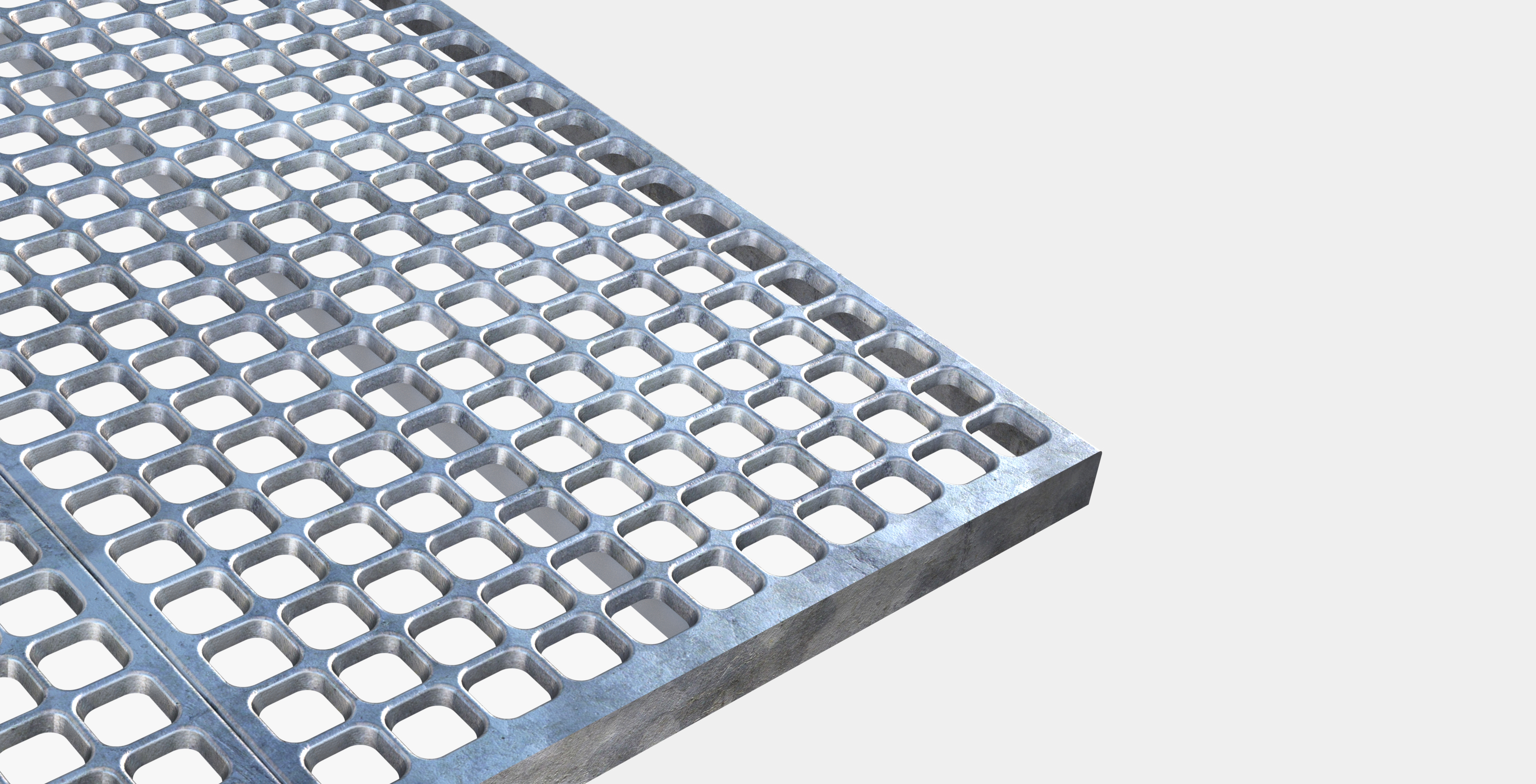 PCP CUBE® mesh gratings for industrial building and construction